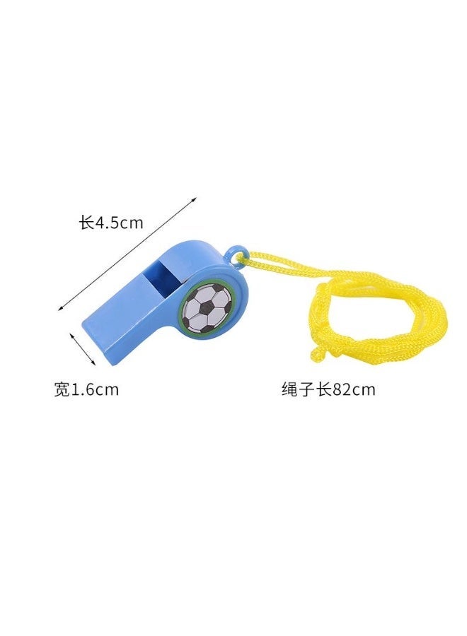 Kibe Whistle, 3 Packs Plastic Sports Whistles with Lanyard, Loud Crisp Sound Whistle Ideal for Coaches, Referees, and Officials, Kids - Image 2